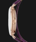 Michael Kors MK2576 Jaryn Rose Gold Dial Plum Leather Strap Watch-1