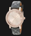 Michael Kors MK2619 Norie Watch Rose Gold Dial Grey Leather Strap-0