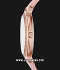 Michael Kors Cinthia MK2663 Ladies White Mother of Pearl Dial Pink Leather Strap-1