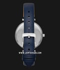 Michael Kors Maci MK2833 Diamond Accents Mother Of Pearl Dial Navy Leather Strap-1