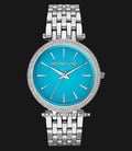 Michael Kors MK3403 Darci Ladies Turquoise Dial Stainless Steel Strap Limited Edition-0