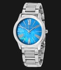 Michael Kors MK3519 Hartman Turquoise Pearl Dial Stainless Bracelet Watch-0