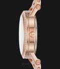 Michael Kors Petite Norie MK3700 Ladies Pink Mother of P Dial Rose Gold St. Steel with Ceramic Strap-1