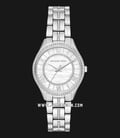 Michael Kors Lauryn MK3900 Mother of Pearl Dial Silver Stainless Steel Strap-0
