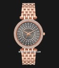Michael Kors Darci MK4408 Diamond Accents Grey Dial Rose Gold Stainless Steel Strap-0