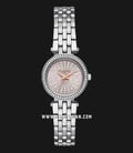Michael Kors Darci MK4409 Diamond Accents Pink Dial Stainless Steel Strap-0