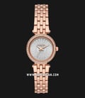 Michael Kors Darci MK4410 Diamond Accents Grey Dial Rose Gold Stainless Steel Strap-0
