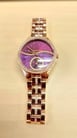 Michael Kors Lauryn MK4437 Celestial Design Purple Dial Rose Gold Stainless Steel Strap-4