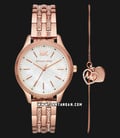 Michael Kors MK4493 Lexington Ladies Mother Of Pearl Dial Rose Gold Stainless Steel Strap-0