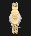Michael Kors Layton MK4653 Ladies Silver Dial Gold With Crystal Stainless Steel Strap-2