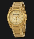 Michael Kors MK5166 Blair Chronograph Gold Dial Gold Stainless Bracelet Watch-0