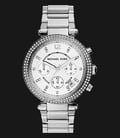 Michael Kors Parker MK5353 Chronograph Silver Dial Stainless Steel Strap-0