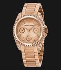 Michael Kors MK5613 Blair Chronograph Rose Dial Rose Gold Bracelet Watch-0