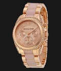 Michael Kors MK5943 Blair Chronograph Rose Gold Dial Rose-Tone Bracelet Watch-0