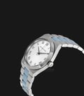 Michael Kors MK6150 Channing Silver Dial Stainless Steel and Chambray Acetate-1