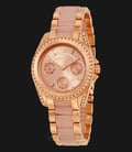 Michael Kors MK6175 Blair Chronograph Rose Gold Dial Rose-tone Bracelet Watch-0