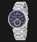 Michael Kors MK6224 Sawyer Chronograph Blue Dial Stainless Steel Bracelet Watch-0