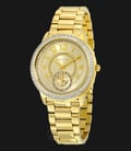 Michael Kors MK6287 Madelyn Champagne Dial Gold Stainless Steel Strap Watch-0