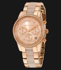 Michael Kors MK6307 Ritz Chronograph Rose Gold Dial Rose Gold Bracelet Watch-0
