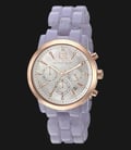 Michael Kors MK6312 Audrina Chronograph Pearl Dial Lavender Acetate Strap Watch-0