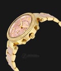 Michael Kors MK6326 Parker Pink Dial Gold-tone Bracelet Watch-1
