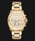 Michael Kors MK6366 Brecken Chronograph Gold Dial Gold Bracelet Watch-0