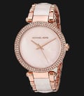 Michael Kors MK6402 Parker Rose Gold-Tone Pearl Dial Stainless Steel-0