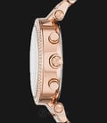 Michael Kors MK6403 Mini Parker Plum Mother of Pearl Rose Gold Leather Strap-1