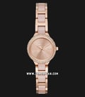 Michael Kors MK6582 Petite Ladies Rose Gold Dial Rose Gold Stainless Steel with Ceramic Strap-0
