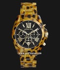Michael Kors Bradshaw MK6887 Black Dial Stainless Steel and Acetate Strap-0