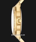Michael Kors Lennox MK7229 Ladies Full Diamond Dial Gold Stainless Steel Strap-1