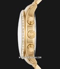 Michael Kors Lexington MK7241 Chronograph Ladies Silver Dial Gold Stainless Steel Strap-1