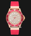 Michael Kors Everest Pave MK7359 Rose Gold Dial Pink Silicone Strap-0