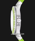 Michael Kors Everest Pave MK7360 Gold Dial Green Embossed Silicone Strap-1