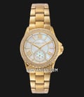 Michael Kors Everest MK7363 Ladies Mother Of Pearl Dial Gold Stainless Steel Strap-0