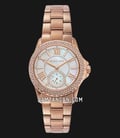 Michael Kors Everest MK7364 Ladies Mother Of Pearl Dial Rose Gold Stainless Steel Strap-0