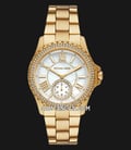 Michael Kors Everest MK7401 Ladies Mother Of Pearl Dial Gold Stainless Steel Strap-0