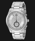 Michael Kors Aiden MK8417 Chronograph Silver Dial Stainless Steel Strap-0