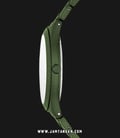 Michael Kors MK8715 Slim Runaway Mens Black Dial Green Olive Ionic Stainless Steel Strap-1