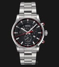 MIDO Multifort M005.417.11.051.00 Chronograph Black Dial Stainless Steel Strap-0