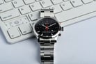 MIDO Multifort M005.417.11.051.00 Chronograph Black Dial Stainless Steel Strap-5