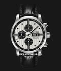 Mido M005.614.16.031.01 Multifort Chronograph Automatic Man White Dial Black Leather Strap-0