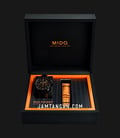 MIDO Multifort M005.614.36.051.22 Chronograph Automatic Black Dial Black Leather Strap-5