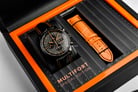MIDO Multifort M005.614.36.051.22 Chronograph Automatic Black Dial Black Leather Strap-7
