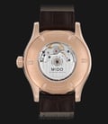 MIDO Multifort M005.431.36.031.00 Chronometer Automatic Silver Dial Brown Leather Strap-2