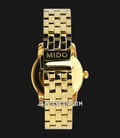 MIDO Baroncelli M013.210.33.021.00 Gold Dial Gold Stainless Steel Strap-2