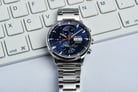 MIDO Commander II M016.414.11.041.00 Chronograph Automatic Blue Dial Stainless Steel Strap-5