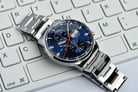MIDO Commander II M016.414.11.041.00 Chronograph Automatic Blue Dial Stainless Steel Strap-6