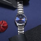 MIDO Commander M021.431.11.041.00 Chronometer Automatic Blue Dial Stainless Steel Strap-3