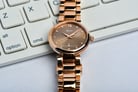 MIDO Baroncelli M022.210.33.296.00 Donna Brown Dial Rose Gold Stainless Steel Strap-4